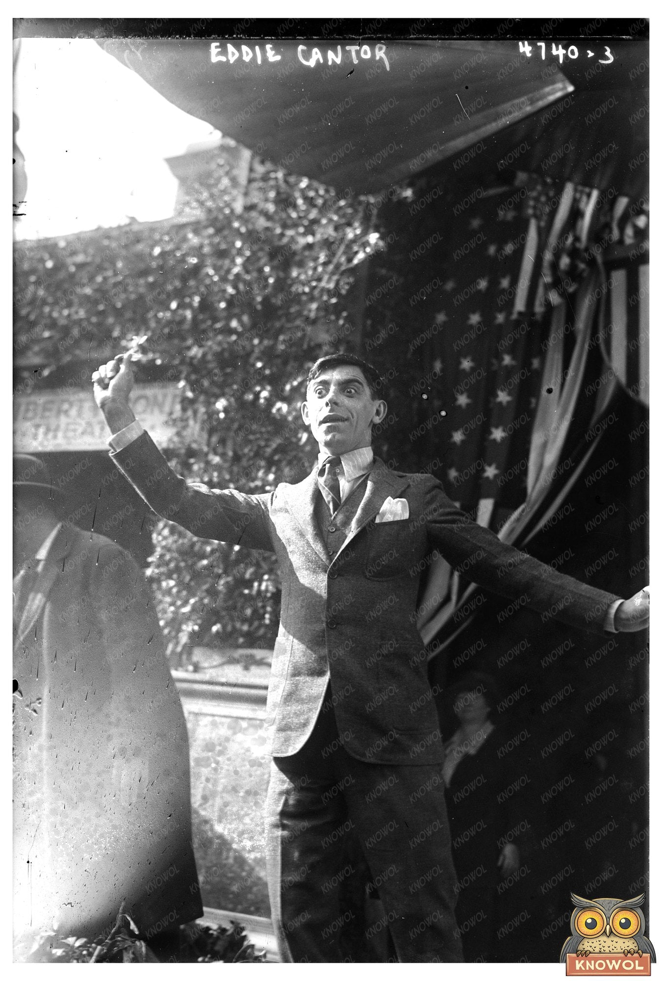 Iconic 1918 Portrait of Vaudeville Star Eddie Cantor
