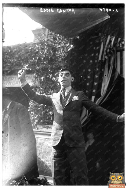 Iconic 1918 Portrait of Vaudeville Star Eddie Cantor