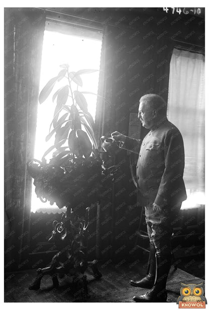 1918 Portrait of V. Herbert: A Historical Glass Negative