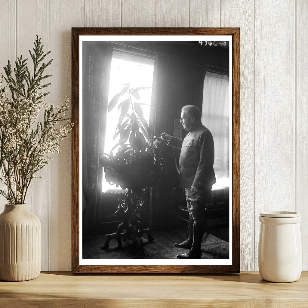 1918 Portrait of V. Herbert: A Historical Glass Negative