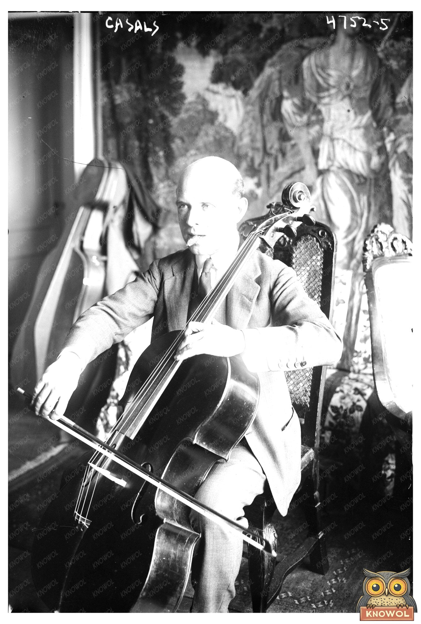 Master Cellist Pablo Casals in Concert, 1915-1920