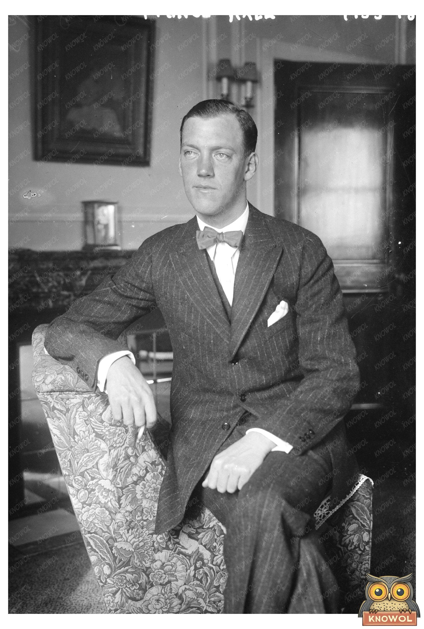 1918 Portrait of Prince Axel Amidst Europes Turmoil