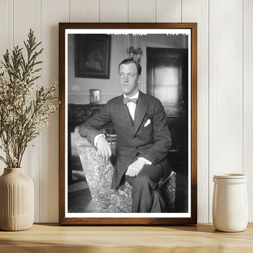 1918 Portrait of Prince Axel Amidst Europes Turmoil