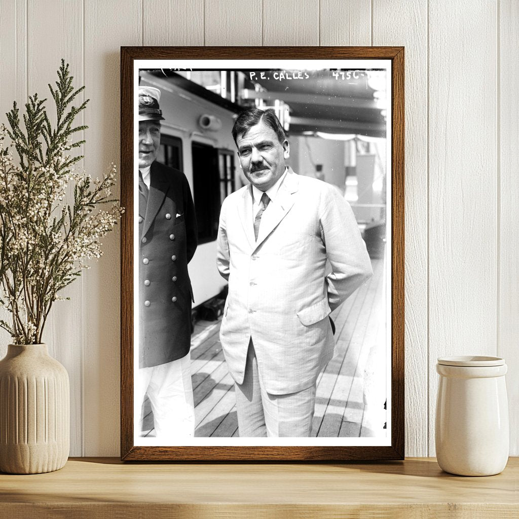 1924 Portrait of a Key Figure in Mexican Politics