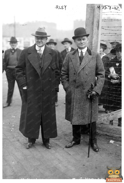1920s Political Pioneers: Hoover and Hurley Portrait