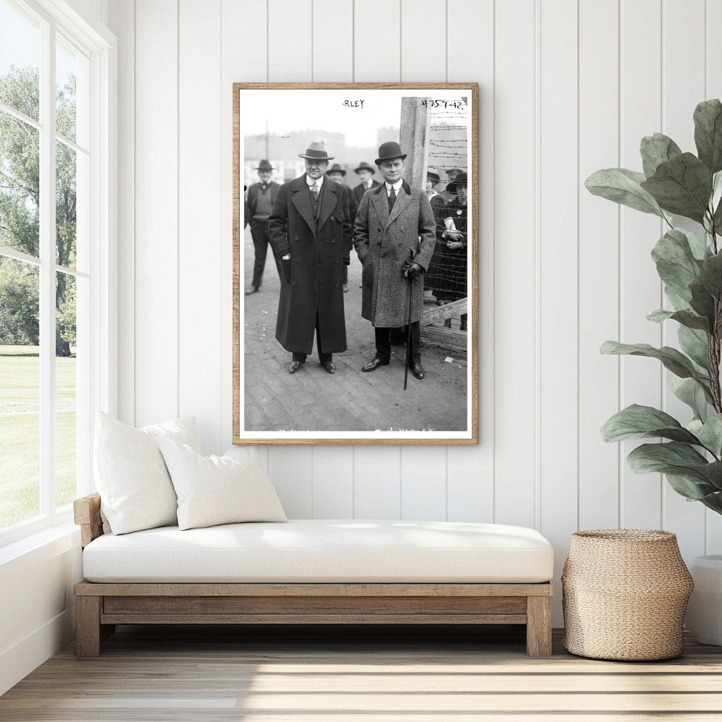 1920s Political Pioneers: Hoover and Hurley Portrait