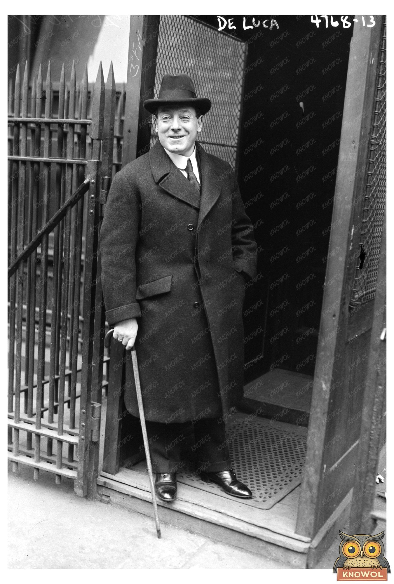 1923 Portrait of Victor De Luca: A Social Pioneer