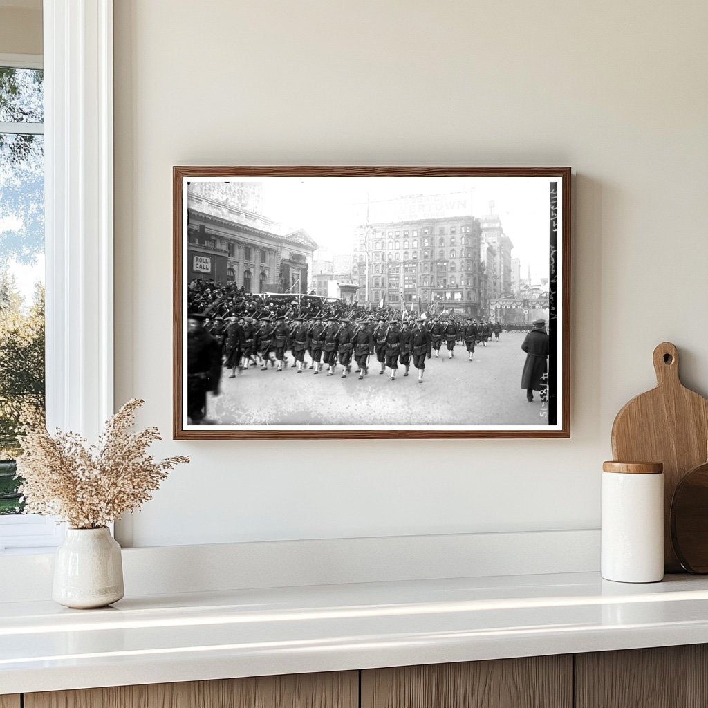 Triumphant Naval Parade Celebrating Post-WWI Unity