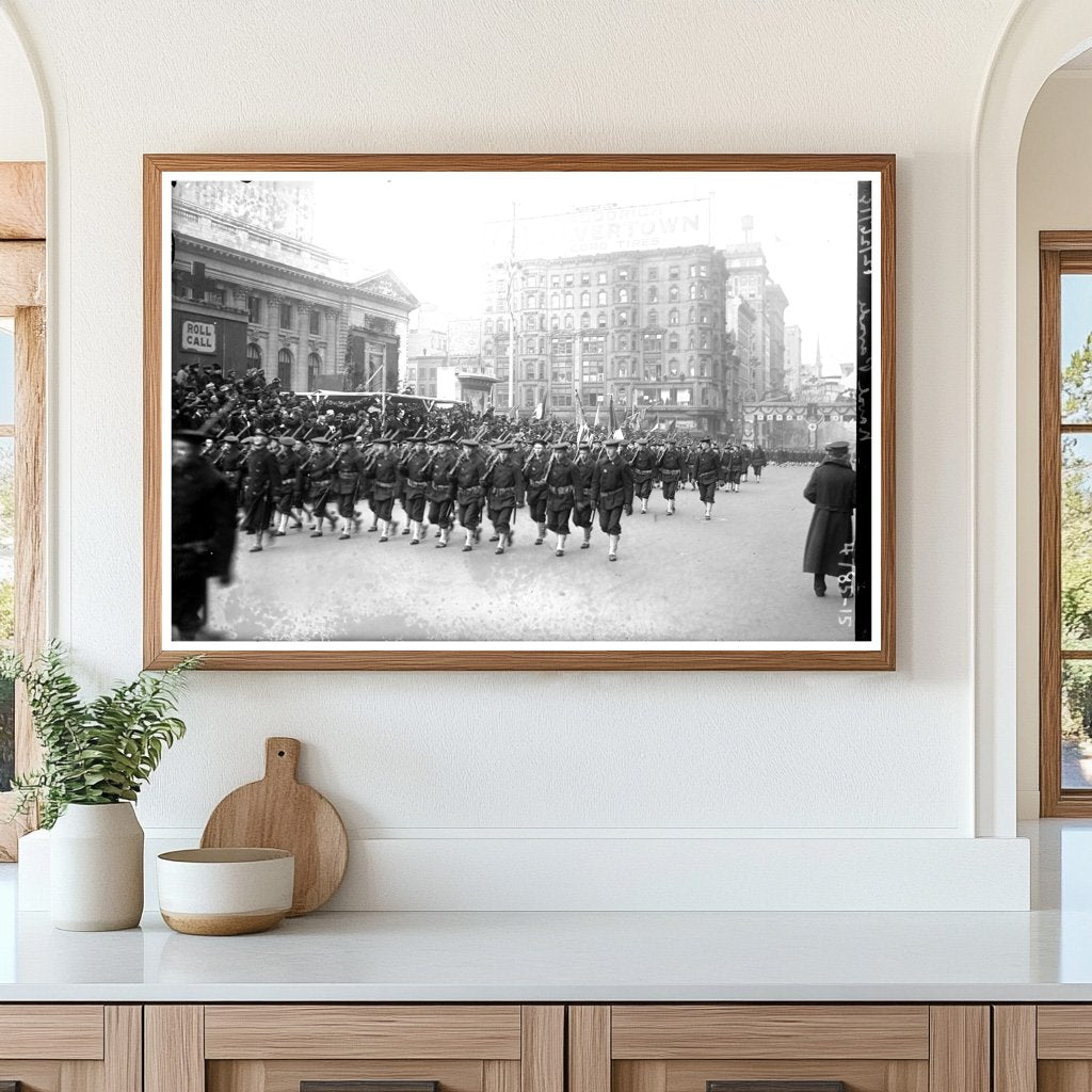 Triumphant Naval Parade Celebrating Post-WWI Unity