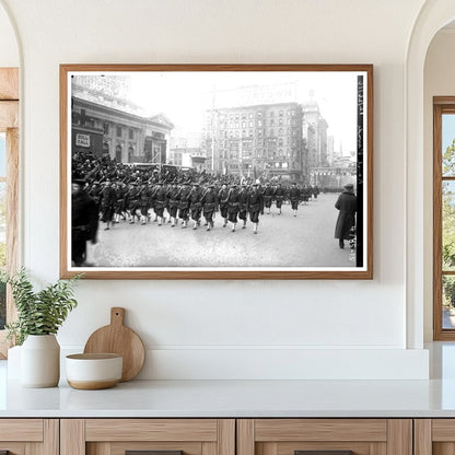 Triumphant Naval Parade Celebrating Post-WWI Unity