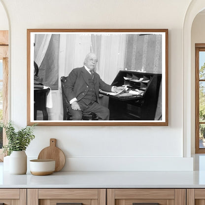 Labor Leader Samuel Gompers in Historic Portrait