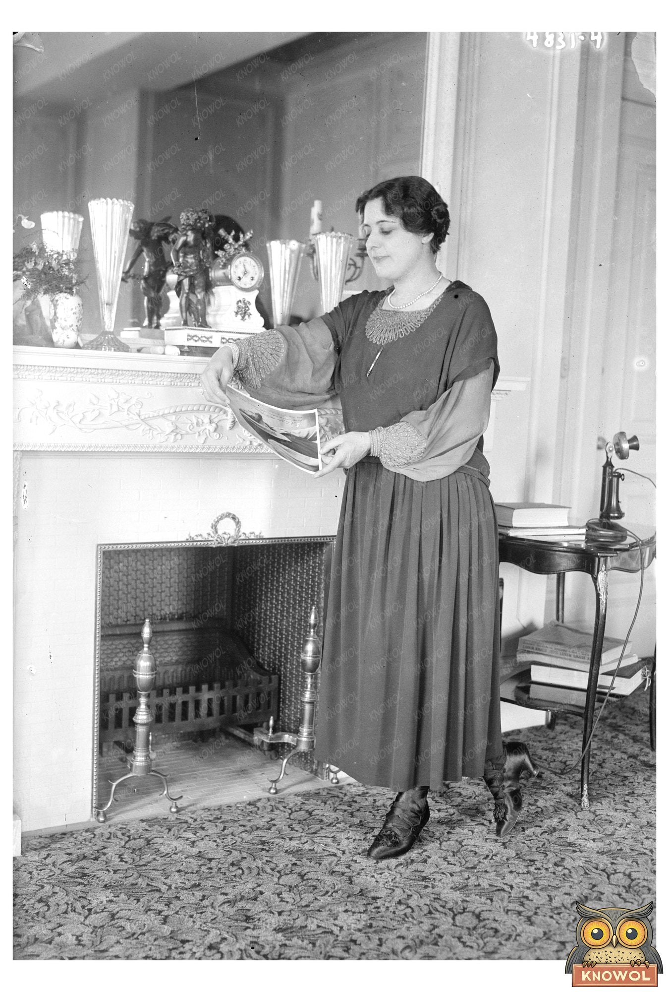 Historic 1919 Portrait of Early 20th Century Life