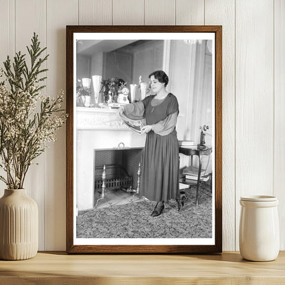 Historic 1919 Portrait of Early 20th Century Life