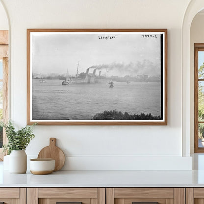 Historic Leviathan Ocean Liner Departure, 1915-1920