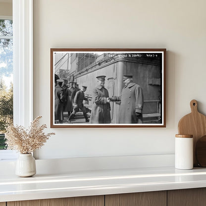 Historic Portrait of Early 20th Century Generals