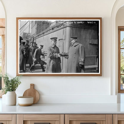 Historic Portrait of Early 20th Century Generals