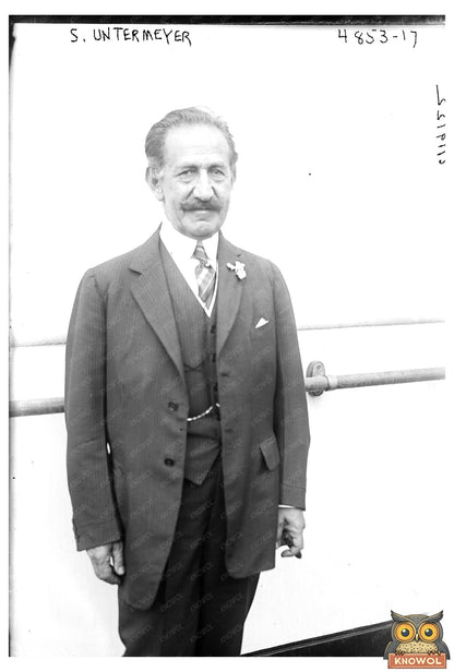 Influential Early 20th Century Lawyer Portrait