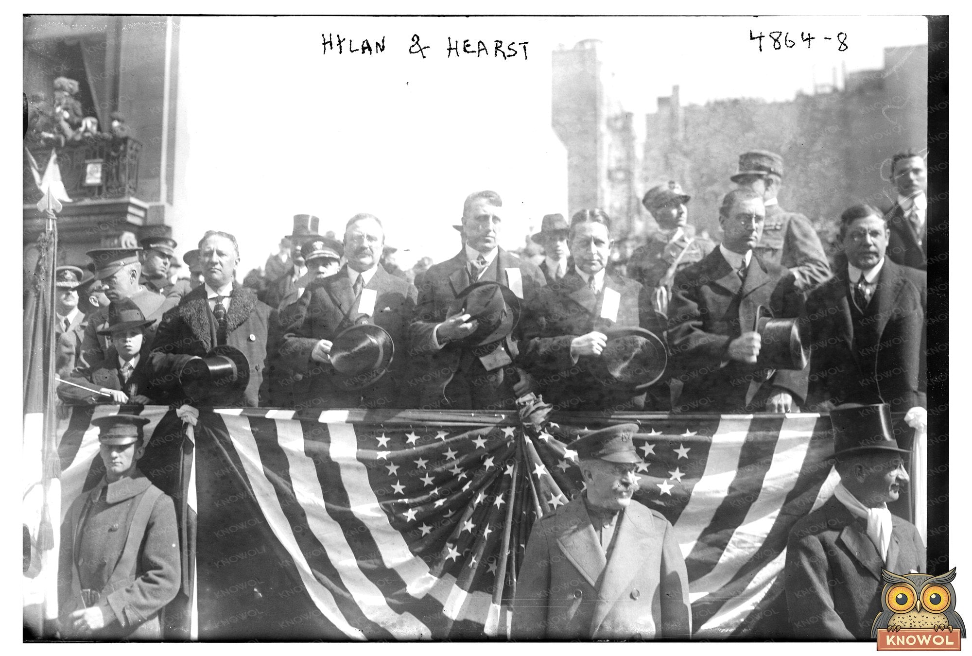 Historic Meeting of Hylan and Hearst, NYC 1915-1920