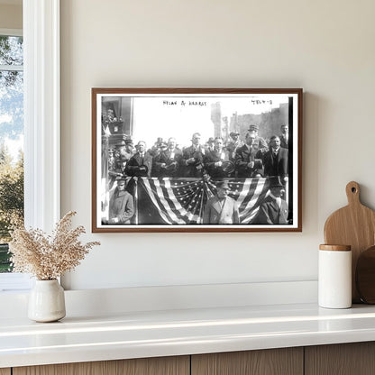 Historic Meeting of Hylan and Hearst, NYC 1915-1920