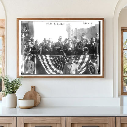 Historic Meeting of Hylan and Hearst, NYC 1915-1920