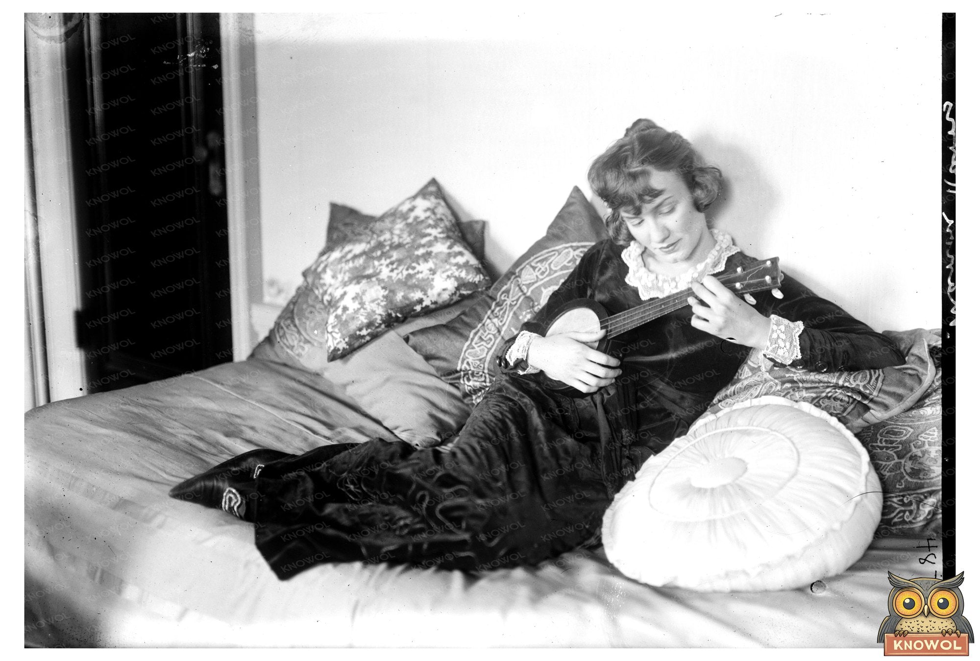 Vintage Portrait of Iconic Early 20th Century Singer