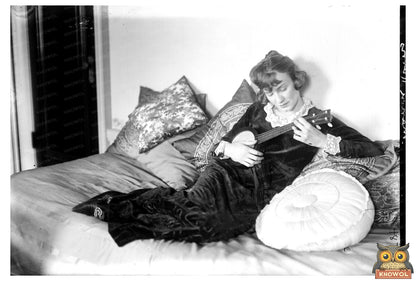 Vintage Portrait of Iconic Early 20th Century Singer