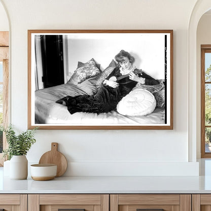 Vintage Portrait of Iconic Early 20th Century Singer