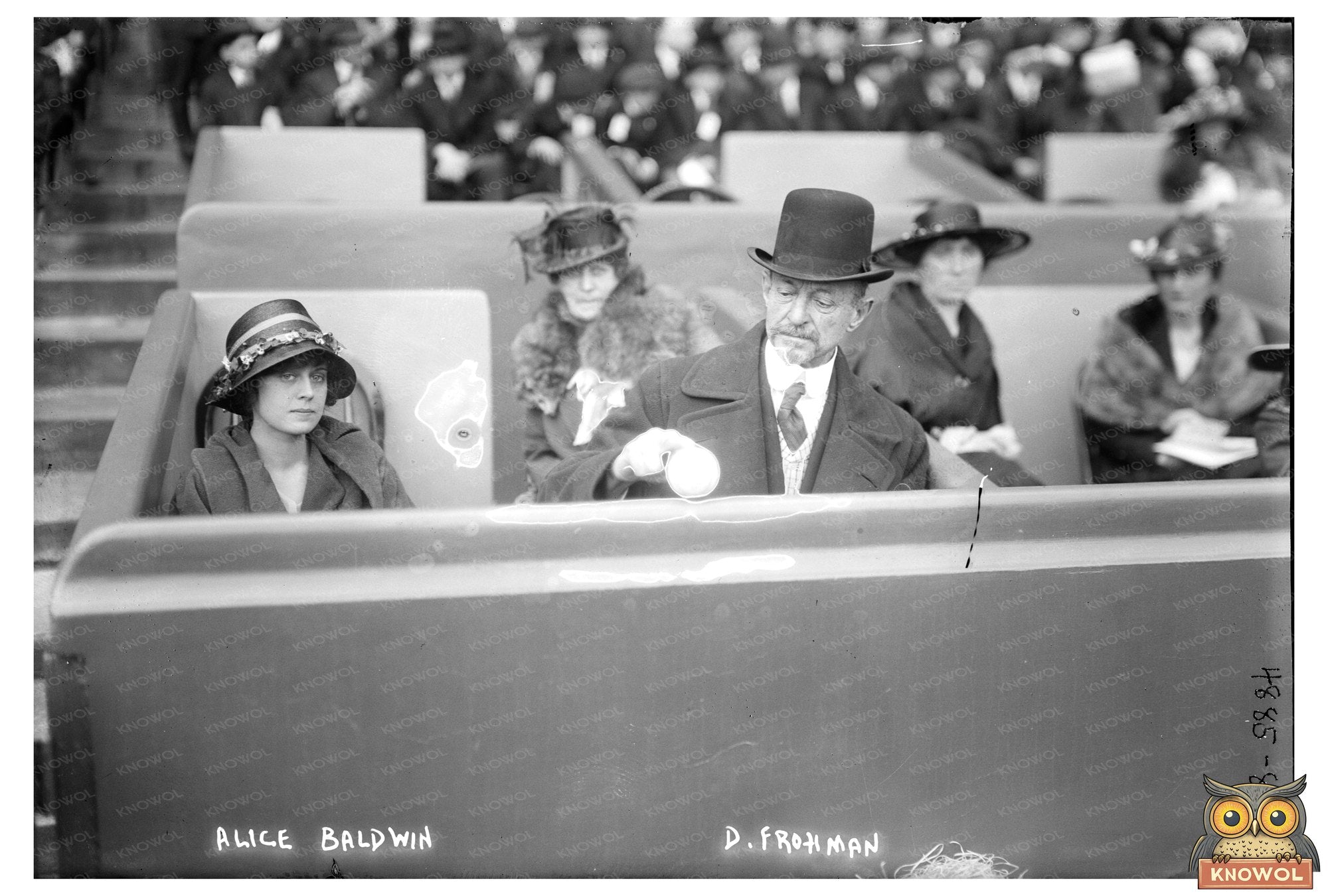 Vintage 1919: Stars of Stage at Polo Grounds, NYC