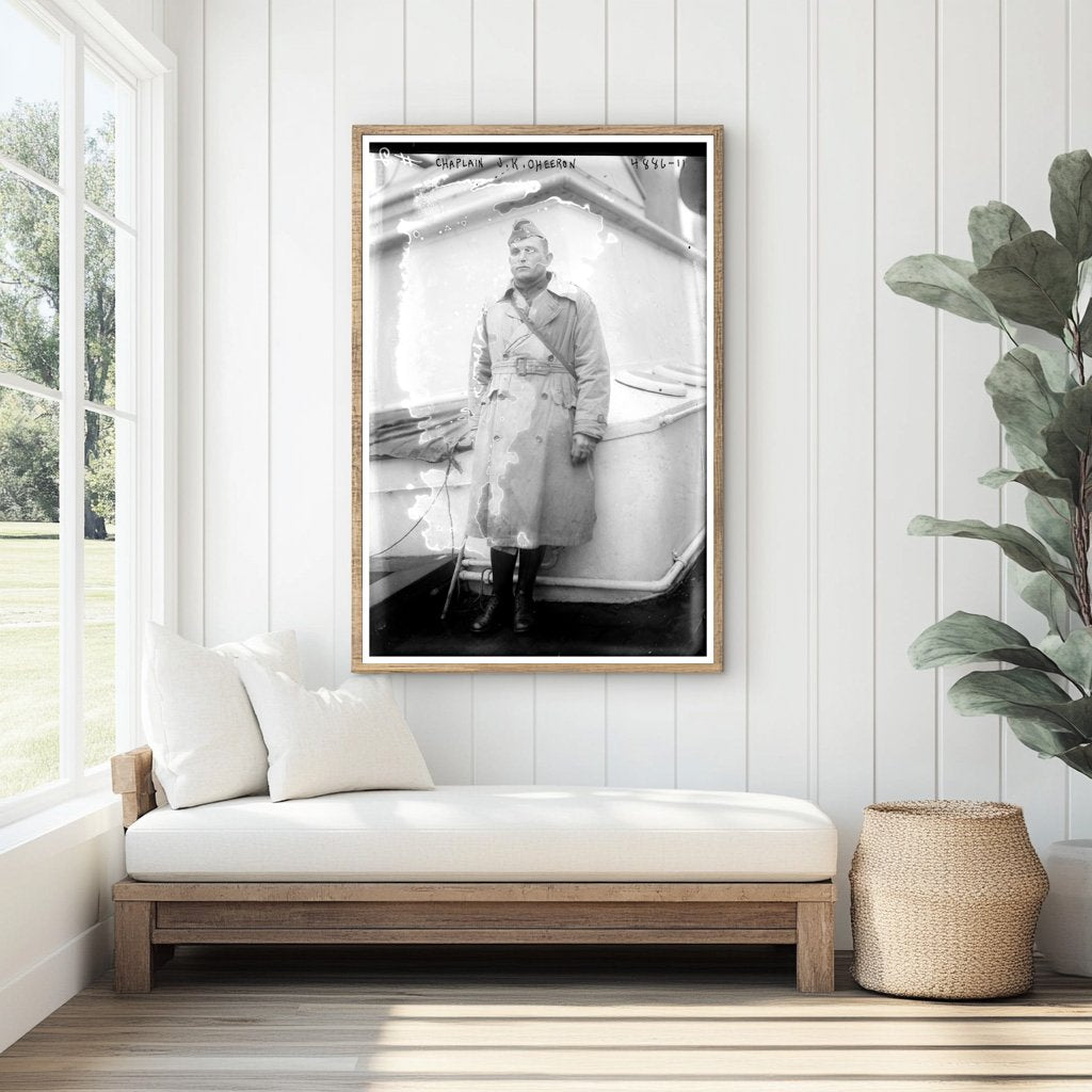 World War I Chaplain in Uniform - Circa 1915-1920