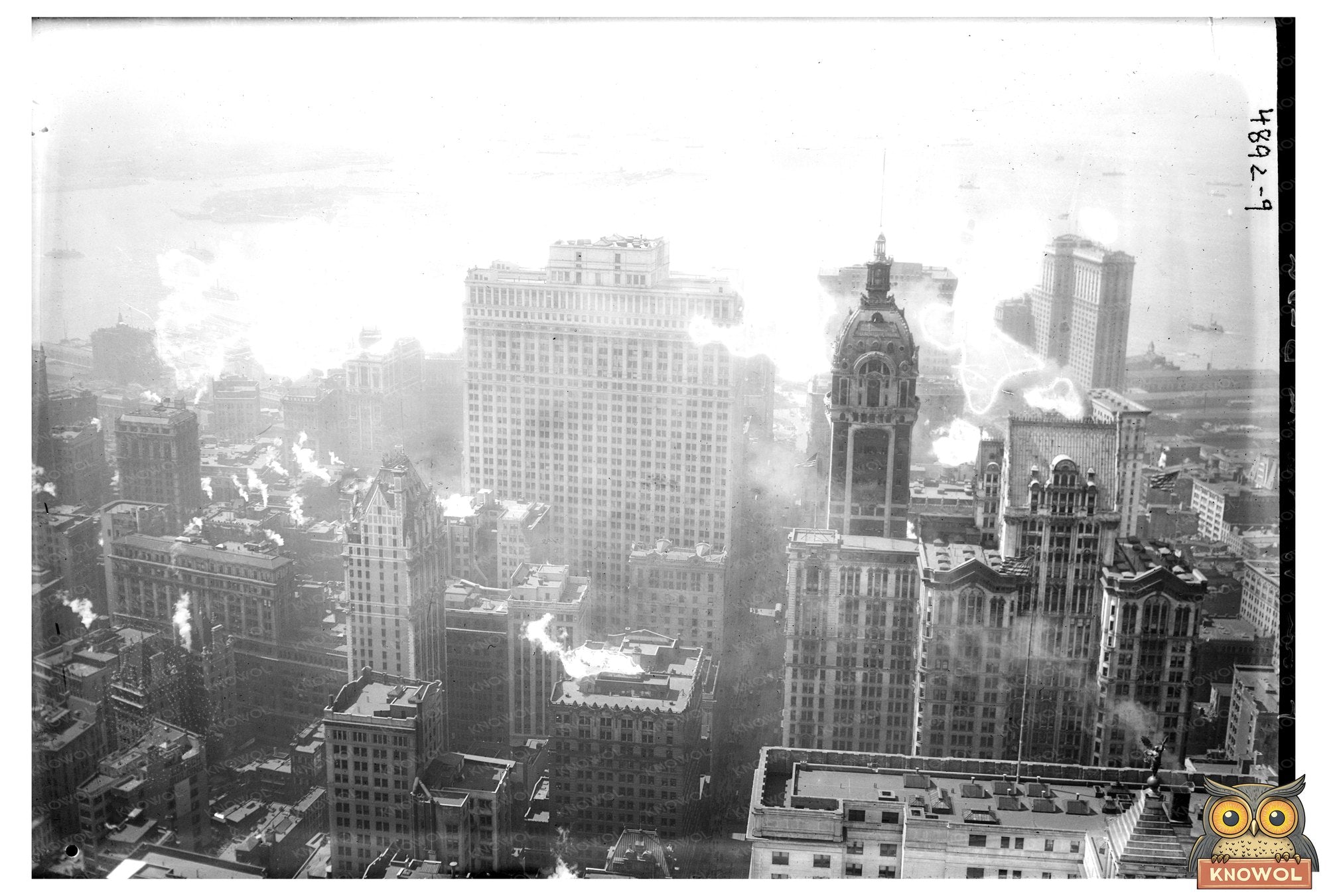 Stunning 1910s NYC Skyline View from Woolworth Building