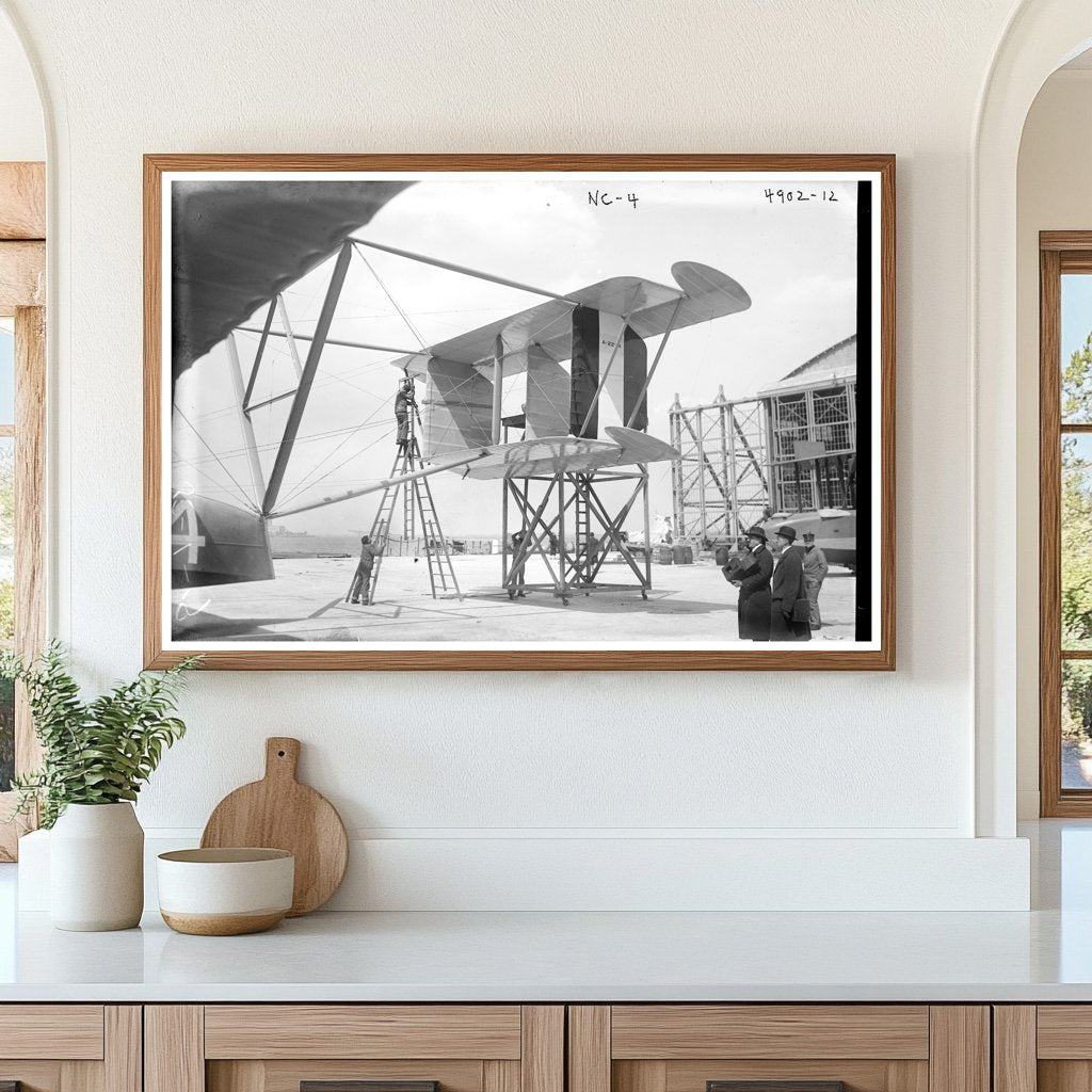 Historic NC-4: First Transatlantic Flight Triumph