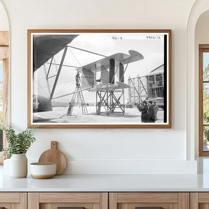 Historic NC-4: First Transatlantic Flight Triumph