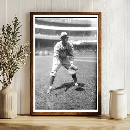 1920 Action Shot of New York NL Baseball Star