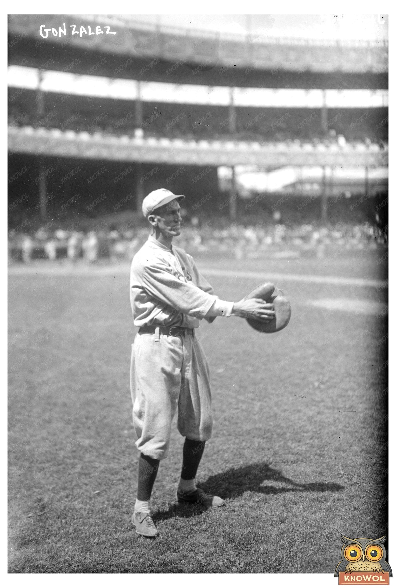 1920 Vintage Baseball Star: Mike Gonzalez Portrait