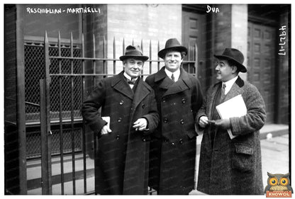 1915-1920 Candid Moment of Reschiglian Trio