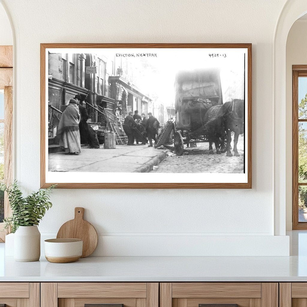 Struggling Families: 1910s NYC Eviction Scene