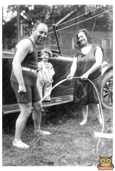 Early 20th Century Agricultural Fields Landscape