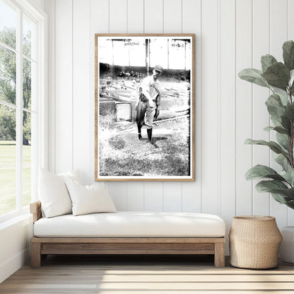 1918 Cleveland Baseball Star: Guy Morton, Sr. Portrait