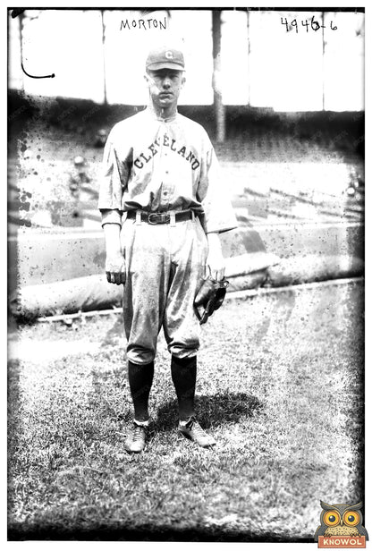 1918 Vintage Baseball Portrait from Cleveland, AL
