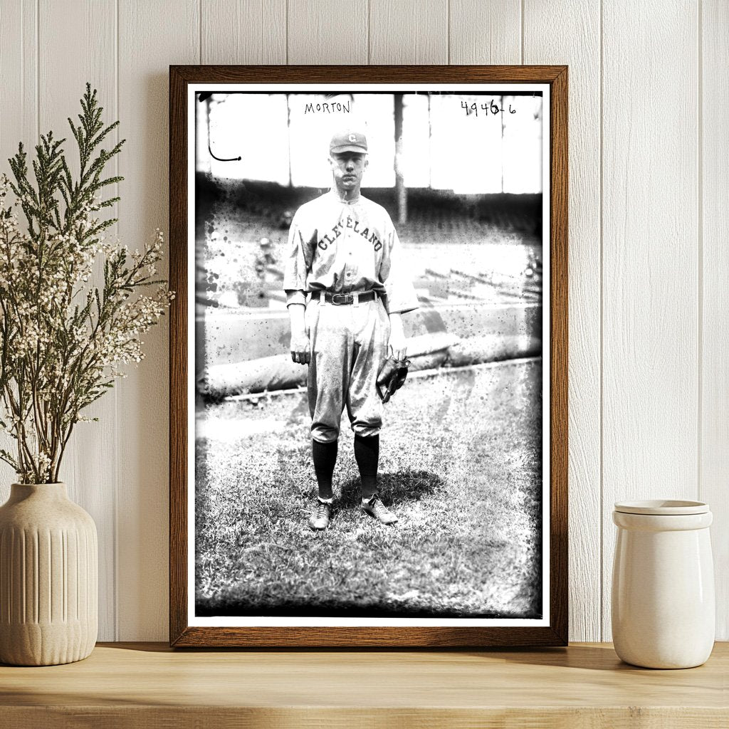 1918 Vintage Baseball Portrait from Cleveland, AL