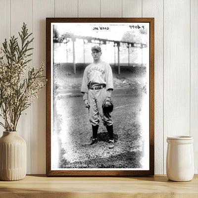 Legendary 1917 Baseball Star in Action