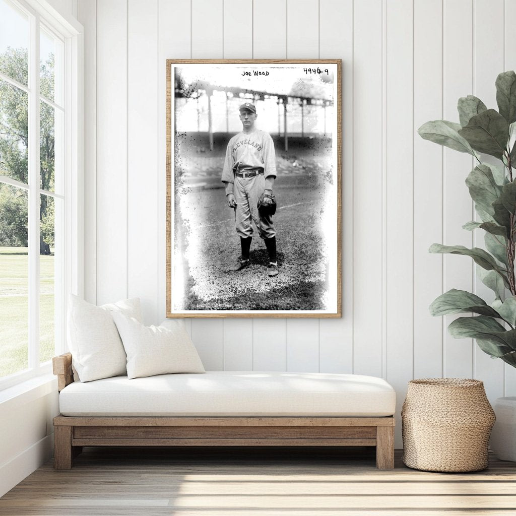 Legendary 1917 Baseball Star in Action