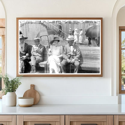 Elegant Trio: 1910s Socialites in Timeless Portrait
