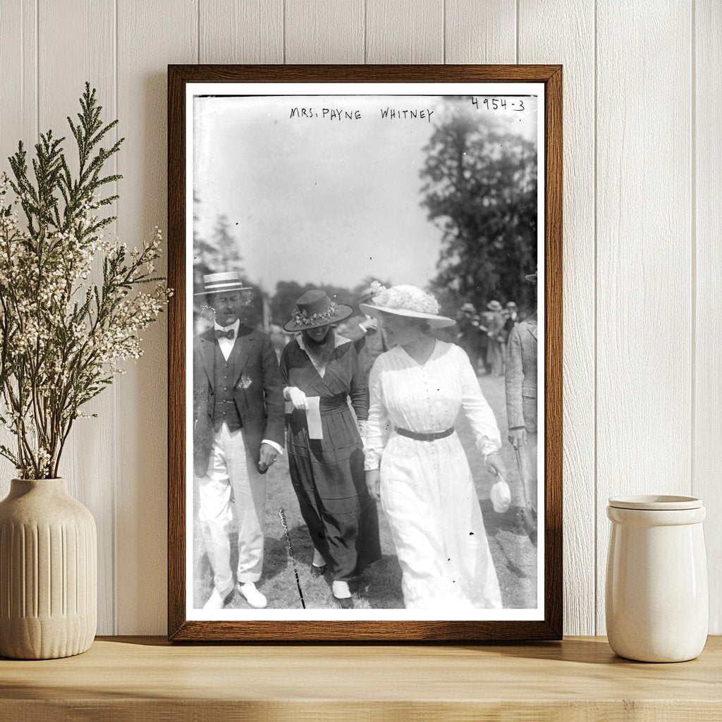 Elegant Society Portrait of Mrs. Payne Whitney (1915-1920)