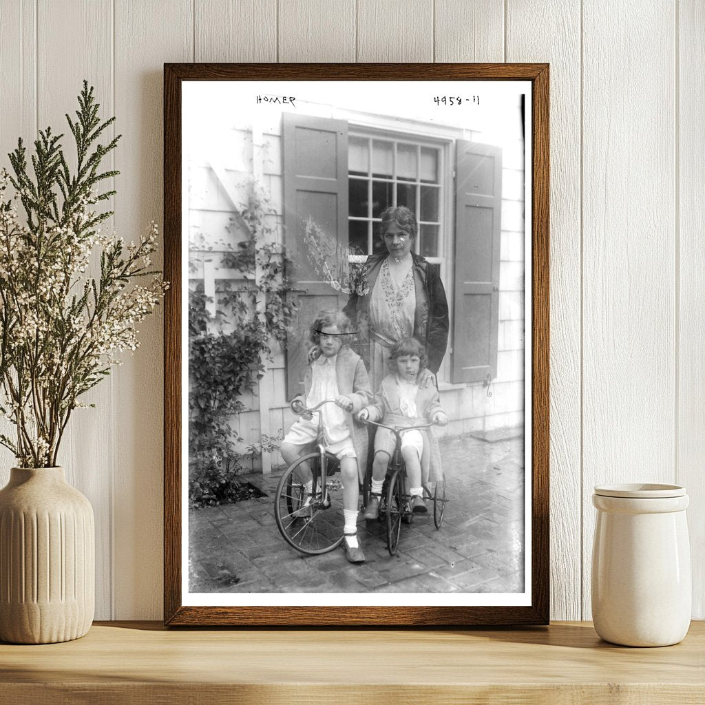 1919 Winter Scene of Historic Homer, Alaska