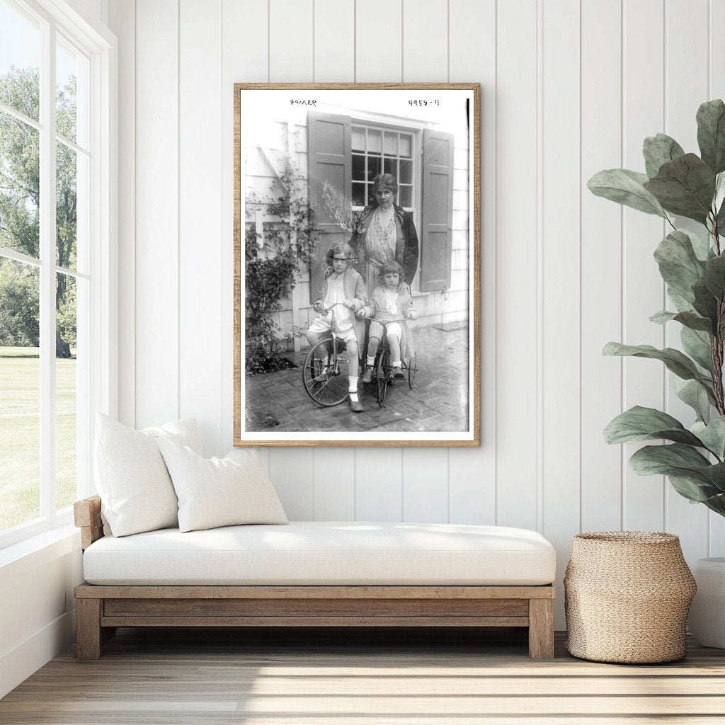 1919 Winter Scene of Historic Homer, Alaska