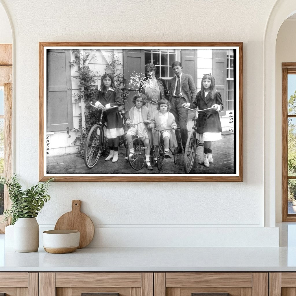 Historic 1919 Glass Negative of Homer Landscape