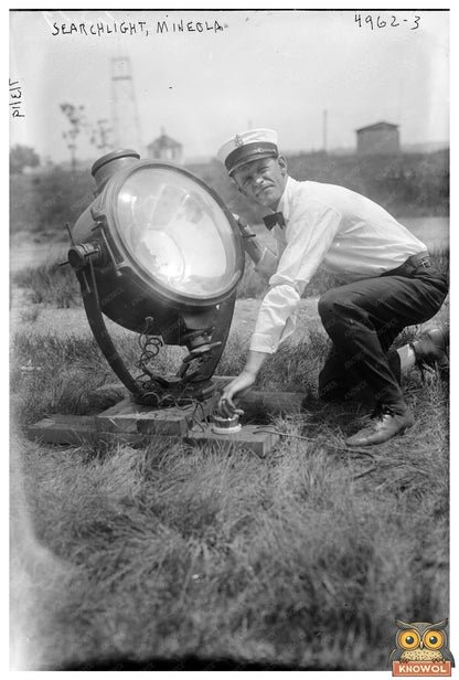 Vintage Mineola Searchlight Shines on July 3, 1919