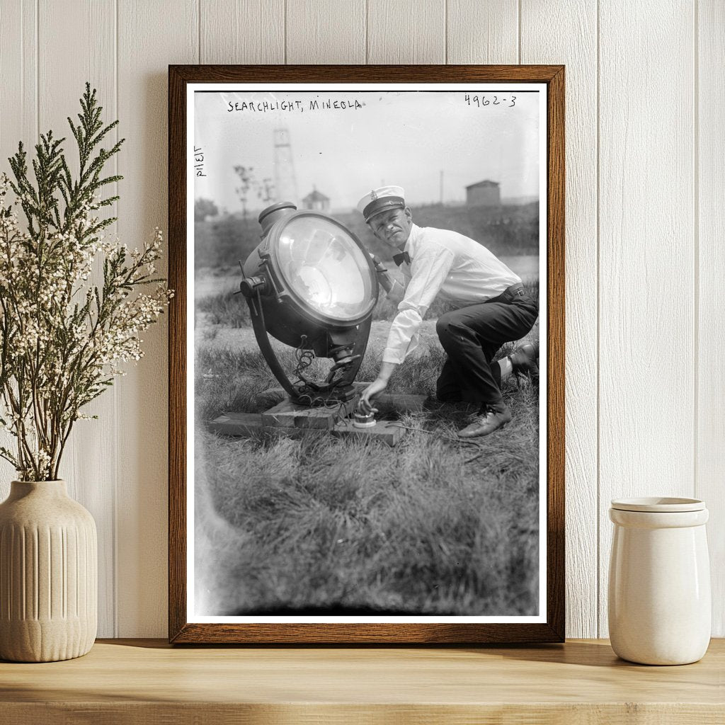 Vintage Mineola Searchlight Shines on July 3, 1919