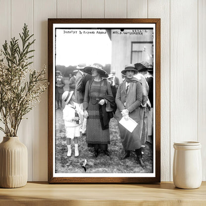 Elegant Family Portrait from the 1910s Era